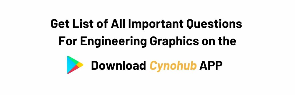 JNTUH R18 Engineering Graphics Important Questions