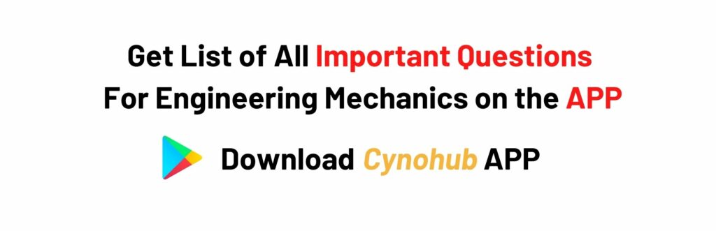 JNTUH R18 Engineering Mechancis Imoprtant Questions