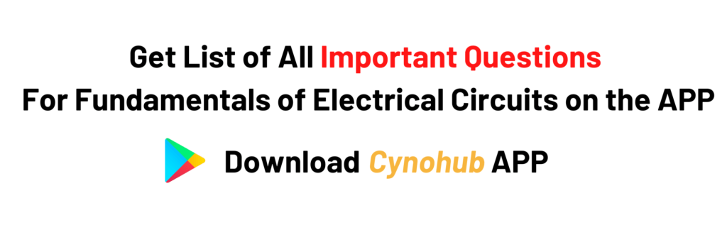 JNTUA R20 FUNDAMENTALS OF ELECTRICAL CIRCUITS Important Questions 2021