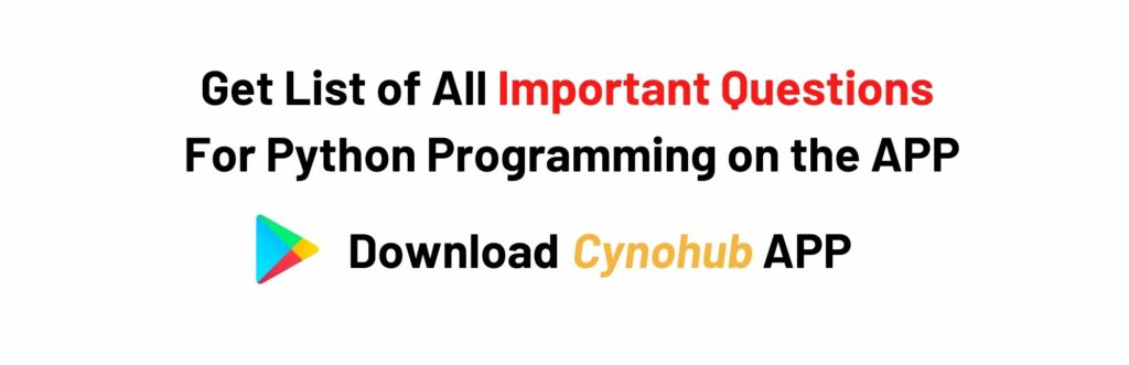 Python Programming Syllabus