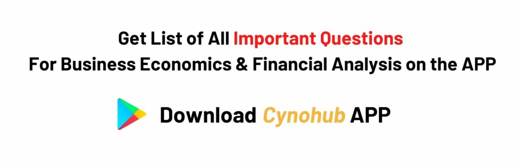 Business Economics And Financial Analysis Syllabus